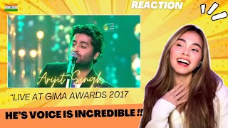 First time Listening Arijit Singh 2017 GIMA Awards  Live Performance [upl. by Keating]