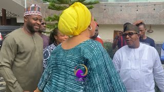 FEMI ADEBAYO AND OGA BELLO GREET WASIU AYINDE AT HIS IJEBU ODE MANSION AS OLORI OMOOBA AKILE IJEBU [upl. by Ynaffi]