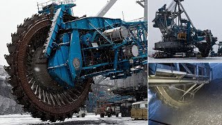 Bagger 293  World Largest digging machineBiggest Bucket wheel excavator [upl. by Aoht47]