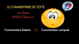 Commentaire composé français seconde niveau FACILE [upl. by Ezar]