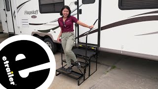 etrailer  Stromberg Carlson Econo Porch Trailer Steps Handrail Review [upl. by Hoagland881]