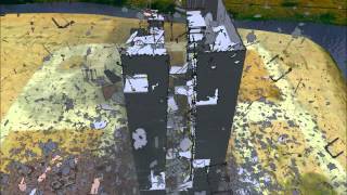 Skyscraper Collapse Simulation Detonate 12 [upl. by Ainitsirk]