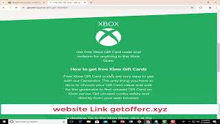 Free Xbox Gift Cards 2024  Free xbox game pass codexbox codes [upl. by Ivey]