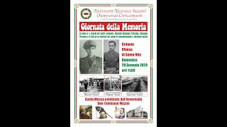 CELEBRAZIONE EUCARISTICA IN ONORE DEGLI EX INTERNATI GIOVANNI GIUSEPPE CRISCUOLO GIUSEPPE PERZIANO [upl. by Namhcan]