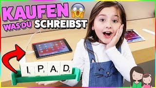 ALLES KAUFEN was du Buchstabieren kannst 📱 NEUES IPAD 😱  Alles Ava [upl. by End868]