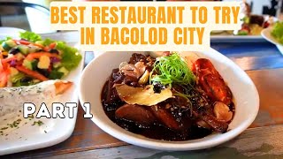 Eatravels Food Tour  A Must Try Restaurant in Bacolod [upl. by Arrad]