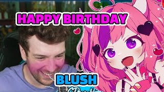 Ironmouse sings happy birthday in spanish surprises CDawgVA [upl. by Lagas]