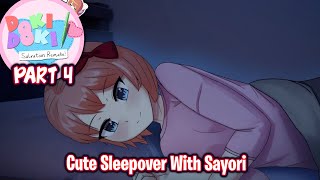 Cute Sleepover With SayoriPart 4DDLC Salvation Remake MOD [upl. by Enrak]