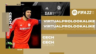 FIFA 22  VIRTUAL PRO LOOKALIKE  PETR CECH TUTORIAL [upl. by Are]