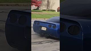 Loud C6 Corvette Does a Heavy Acceleration Leaving a Car Show [upl. by Nekial805]