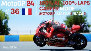 MotoGP™24 Gameplay  🇮🇩 Career Mode 36  MotoGP Red Bull GASGAS Tech3  Le Mans FrenchGP [upl. by Martin]