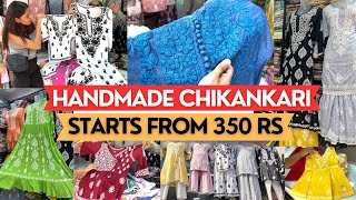 Pure Lucknowi Wholesale Market  New Born amp Women’s Chikankari Dresses  Prerna Korgaonkar [upl. by Sheline]