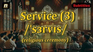 n Service meaning religious ceremony with 5 examples [upl. by Anigar]