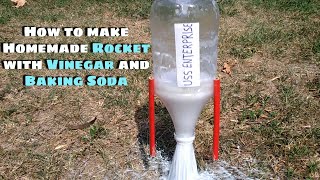 How to make Homemade Rocket with Vinegar and Baking Soda [upl. by Herod]