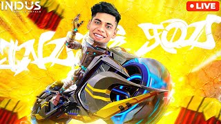 🔴Live 25 Crore esports Tournament coming😎Playing Rank in INDUS Battle Royale IndusGame 🔥 [upl. by Aihtebat]