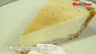 Condensed Milk Tart in just 10 minutes [upl. by Cioffred]