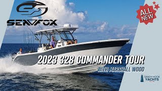 Boat Tour of the ALL NEW 2023 Sea Fox 328 Commander  Sandy Hook Yachts [upl. by Eneiluj]