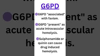 G6PDfcps fcpspart1 fcpspart1preparation fcpsquestionbank [upl. by Grania]