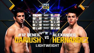 UFC 222 Dariush vs Hernandez Full Fight Highlights [upl. by Childs]