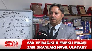 SSK ve BağKur Emekli Maaşı Zam Oranları Nasıl Olacak [upl. by Eanar346]