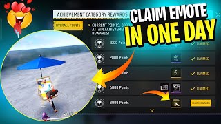 All Hidden Achievement In Free Fire  Free Fire Achievement Emote [upl. by Baptist]