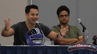 TRUE BLUE BLUE RANGERS UNITE PANEL POWER MORPHICON 2018 [upl. by Ziwot]