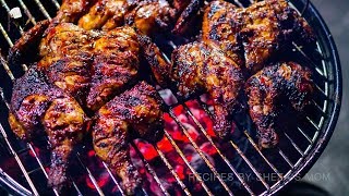 Whole Chicken BBQ recipe  আস্ত চিকেন বারবিকিউ  How to make BBQ Chicken  Full Grilled bbq Chicken [upl. by Eissert]