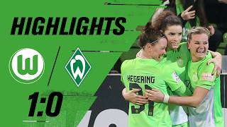 TOOOOOR ZUR WINTERMEISTERSCHAFT 🎄  Highlights VfL Wolfsburg  Werder Bremen 10  Bundesliga [upl. by Dunton]