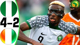 Nigeria vs Ivory Coast 42  All Goals and Highlights  2024 🏆 THE FINAL [upl. by Perle]