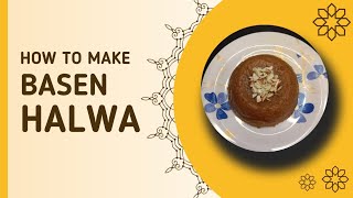 easy recipebasen halwa [upl. by Folberth569]