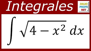 Integrales por sustitución trigonométrica  Ej 1 [upl. by Ayotas]