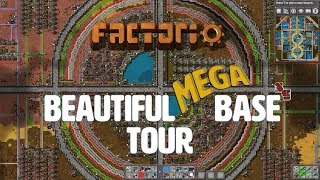 FACTORIO  Beautiful Mega Base Tour [upl. by Constantin]