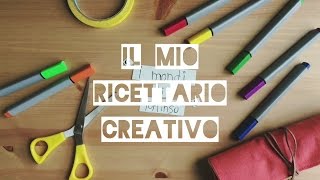 COME REALIZZARE UN RICETTARIO CREATIVO [upl. by Atnoved]