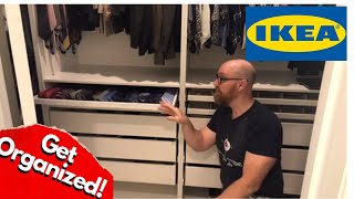 Organize Your Closet with IKEA Komplement Pax Addons Installation [upl. by Airekat659]