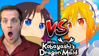 I React To Elma VS Tohru Fight Miss Kobayashis Dragon Maid [upl. by Urial]