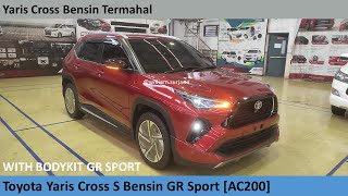 Toyota Yaris Cross S Gasoline GR Sport AC200 review  Indonesia [upl. by Hadeehuat]