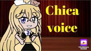 Chica voice lines  Gacha club [upl. by Sleinad566]