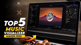 TOP 5 Free Audio Visualizer Maker Online 2023  No Watermark [upl. by Odetta]