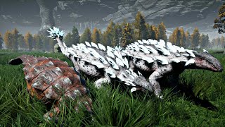 The Isle 143  Casal de Snow Ankylosaurus Ataque dos T Rex  Allosaurus Gigantes [upl. by Emor396]