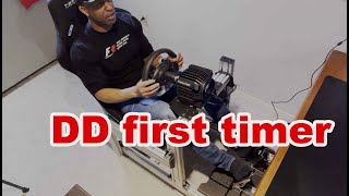 Fanatec Gran Turismo DD Pro 5 NM wheelbase first use [upl. by Ver465]