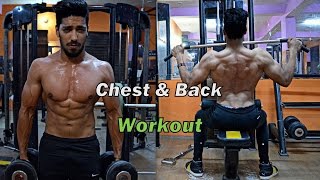 Full Chest And Back Workout [upl. by Tildi]