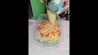 Fruity Creamy Macaroni salad Paboritong handa sa pasko at new year [upl. by Mikael387]