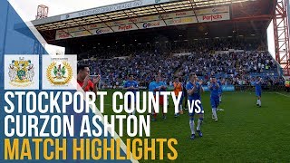 Stockport County Vs Curzon Ashton  Match Highlights  22042019 [upl. by Ariel]