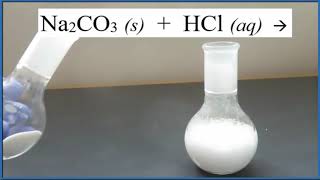 Na2CO3  HCl Reaction [upl. by Chaudoin]