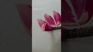 😱 Easy painting techniques  Lotus 🪷  art arts shorts shortsfeed youtubeshorts [upl. by Dorinda]