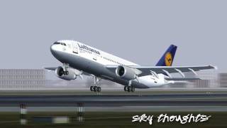 Lufthansa A300  Gettin Outta London Heathrow [upl. by Lemrahc]