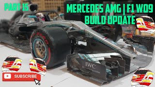 Mercedes F1 W09  Paper Model build  part 15 [upl. by Egerton]