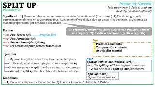 Phrasal Verb Split up [upl. by Anatol]