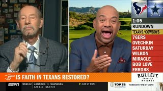 Pardon the Interruption Michael Wilbon Is faith in Texans restored after they sink Dallas Cowboys [upl. by Sihonn]