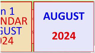 Desi Date Calendar August 2024  Desi Month Date Today  Desi Month Date Today 2024 [upl. by Nora276]